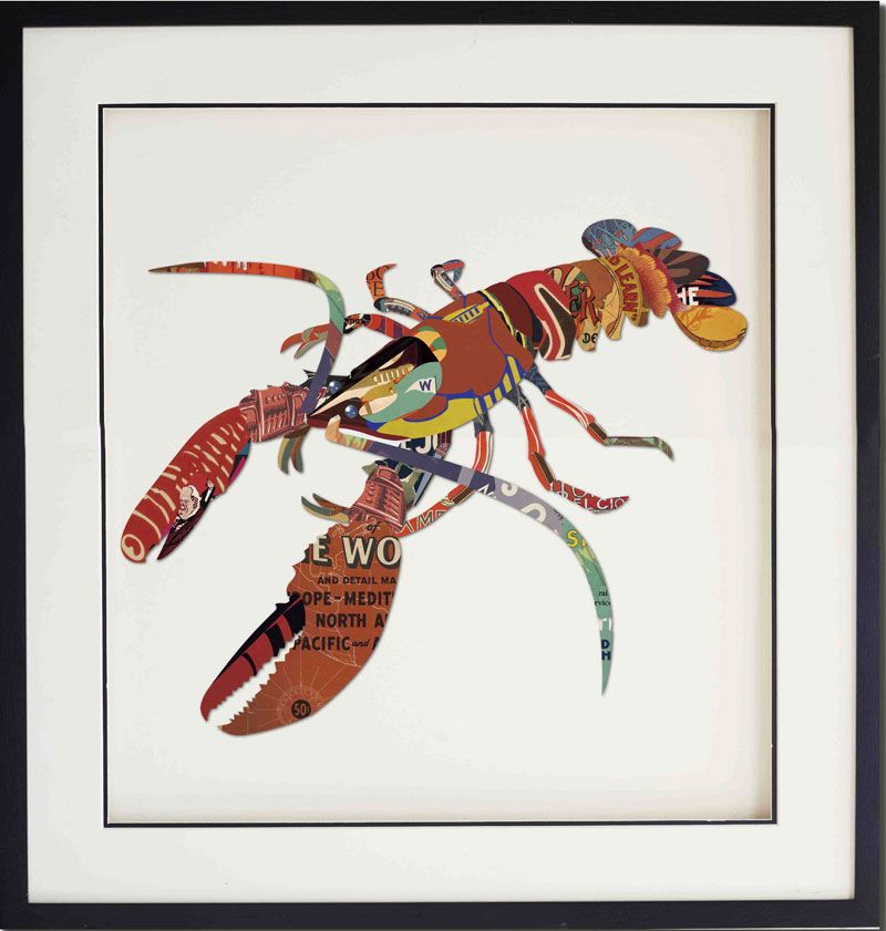 3D Papercut Lobster